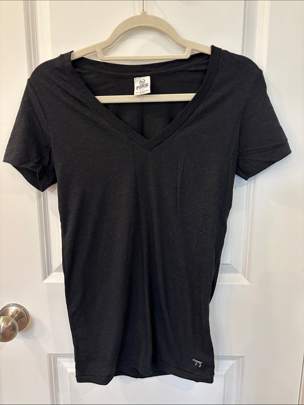 Victoria’s Secret Classic Black V-Neck Women’s Tee